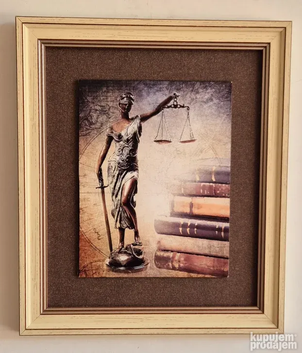 Justicija- Boginja pravde - kombinovana tehnika - manja 2