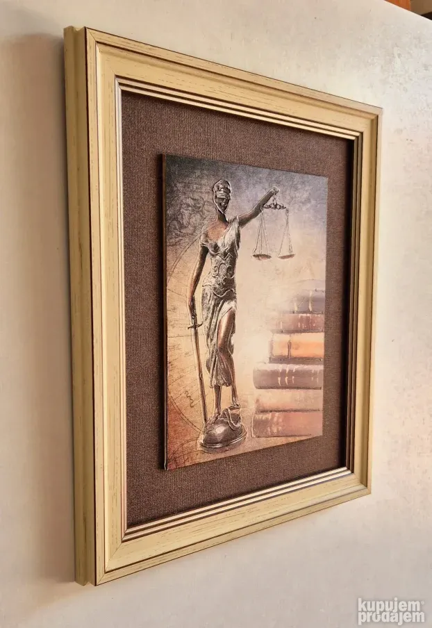 Justicija- Boginja pravde - kombinovana tehnika - manja 2