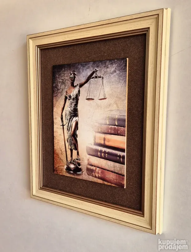 Justicija- Boginja pravde - kombinovana tehnika - manja 2