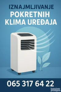 Iznajmljivanje mobilnih klima uređaja - bez montaže
