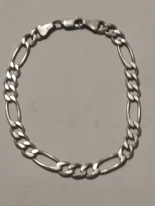 Srebrna muska narukvica-9.6gram-21cm duzine