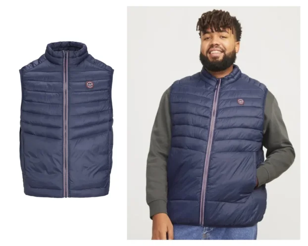 JACK&JONES prsluk. Novo. 4XL, 5XL, 7XL, 8XL