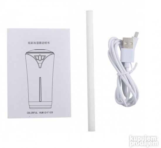 USB DIFUZER - Osveživač Vazduha Sa ŠARENIM Svetlom 280ml