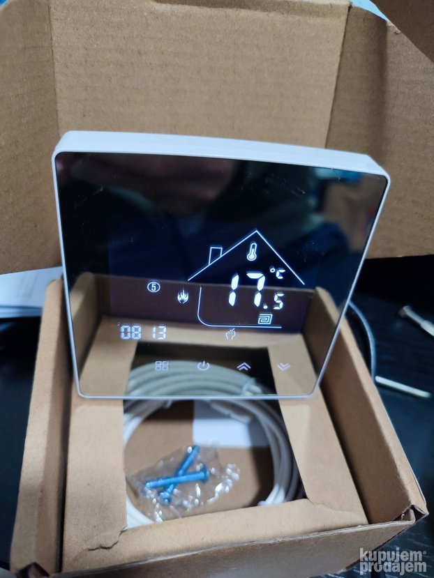 WiFi termostat 25A za elektricno, podno grejanje