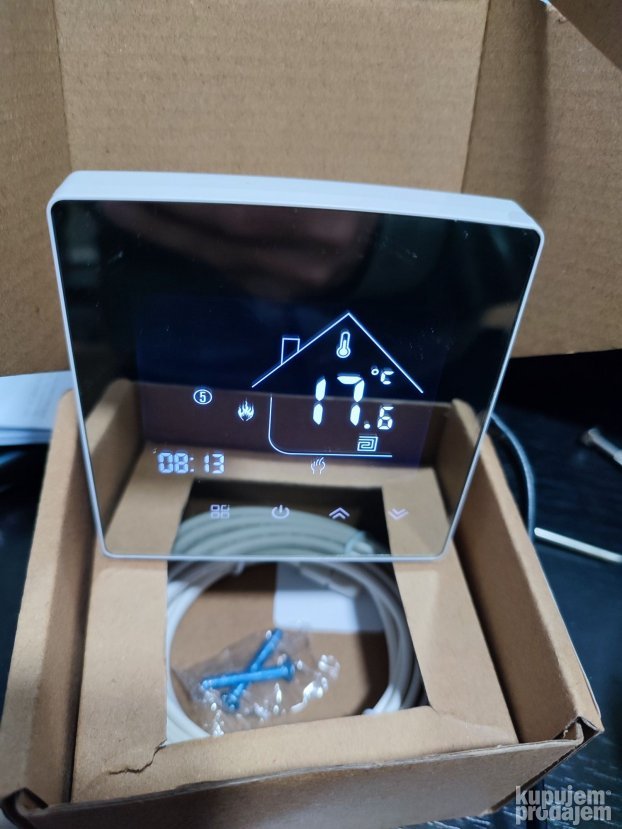 WiFi termostat 25A za elektricno, podno grejanje
