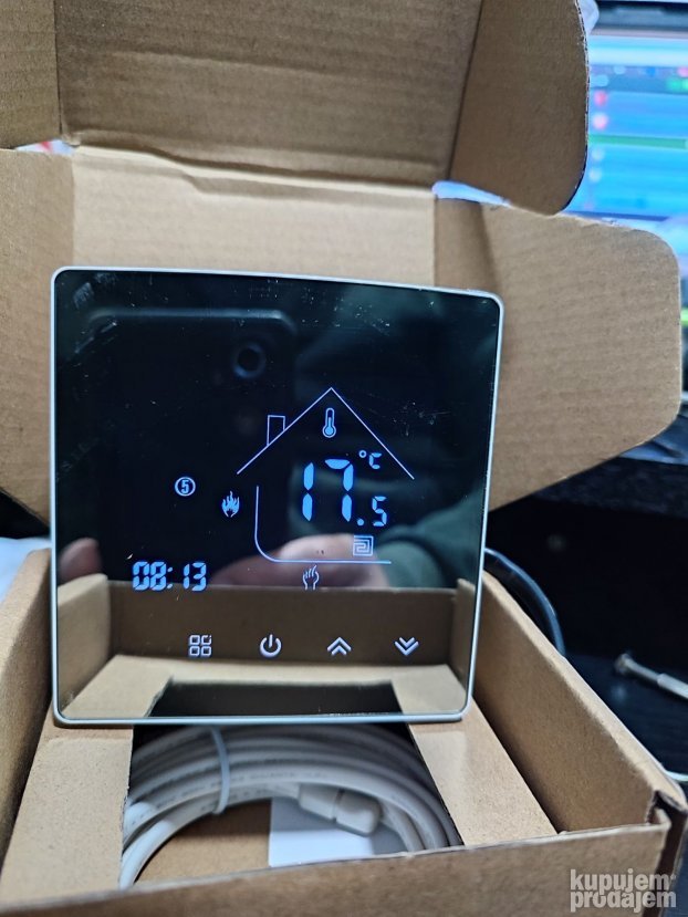 WiFi termostat 25A za elektricno, podno grejanje