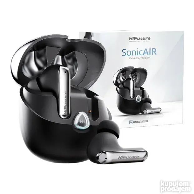 HIFUTURE SONICAIRBK Crne BT Slušalice