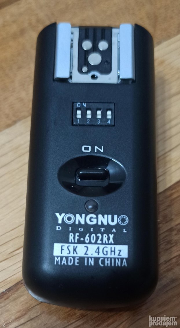 Yongnuo RF-602RX, RF-600TX Flash Trigger for Nikon Canon