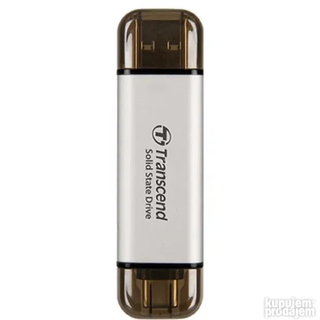 Transcend 2tb Esd310 Usb 3.1 + Usb 3.1 Type C Silver