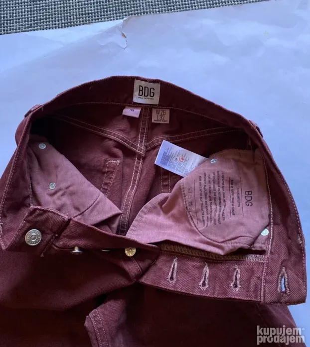 BDG zenske retro farmerke - organic cotton XS S