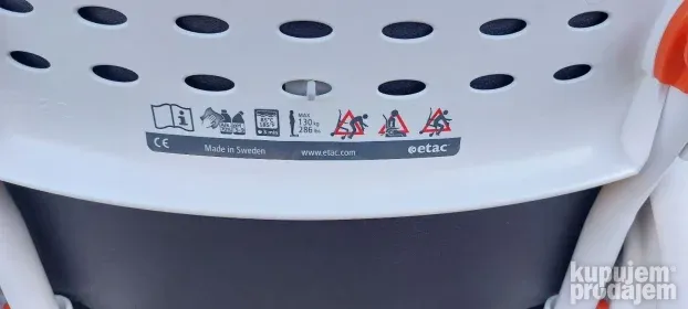 Etac clean toaletna kolica