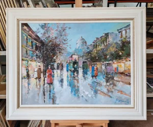 Dimitrijević Branko, ulje na platnu, uramljena lux