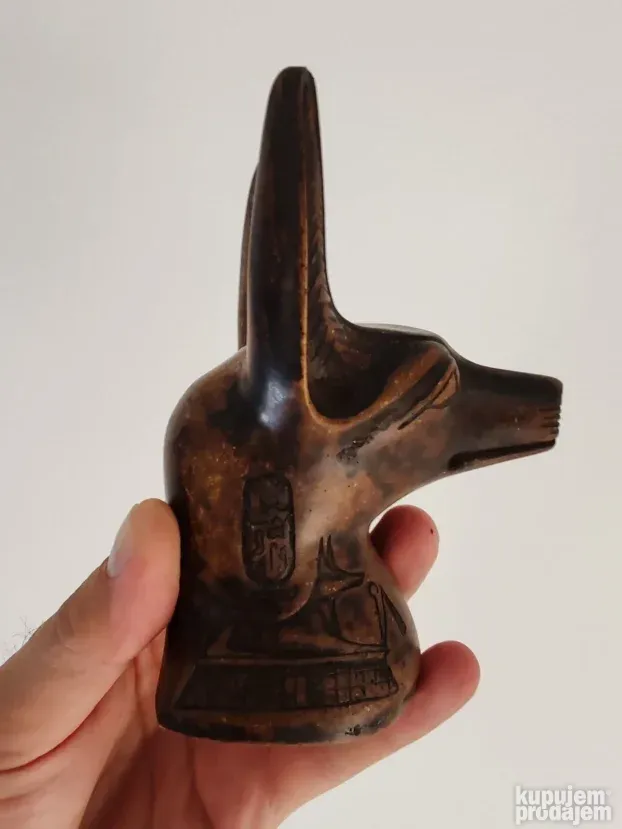 skulpura, bog Anubis, kamen, Egipat