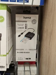 Hama DNI 4 čitač dokunenata lične karte USB i Type-C