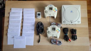 Sega Dreamcast Cipovana 2 Dzojstika Memorijska 14 igrica