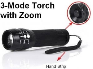 Cree Q5 LED lampa sa zumom-3 moda
