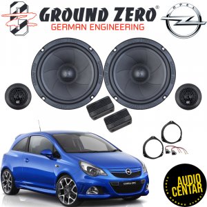 Opel CORSA (D) komplet zvucnika Ground Zero Iridium CS-165