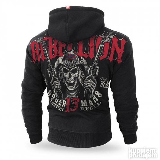 DUKS ZIP Rebellion "13" HOODIE (Doberman)
