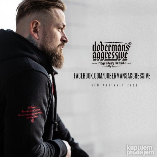 DUKS ZIP Rebellion "13" HOODIE (Doberman)