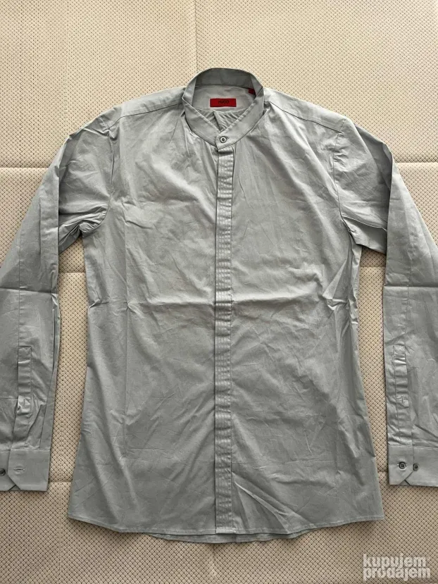 Najsvetlija nijansa sive boje (M) Hugo Boss Slim Fit