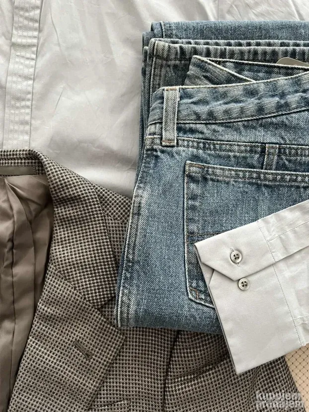 Najsvetlija nijansa sive boje (M) Hugo Boss Slim Fit