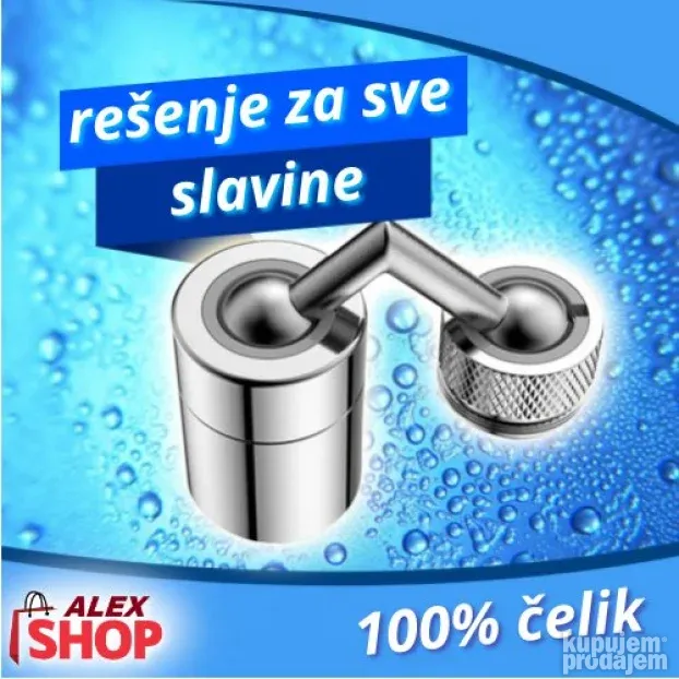 Univerzalni rotacioni dodatak nastavak za česme i slavine