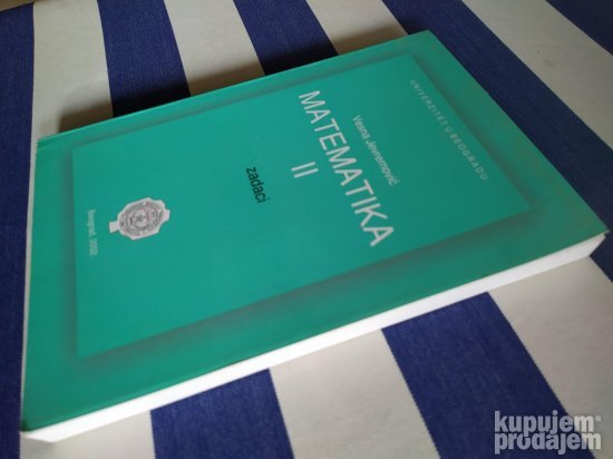Matematika II, zadaci Vesna Jevremovic