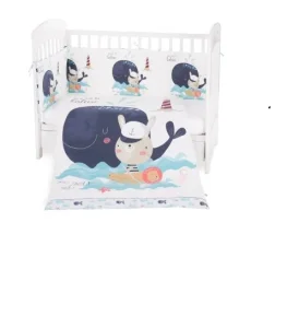 Kikka Boo Posteljina sa ogradicom KKB  Happy Sailor KKB60056