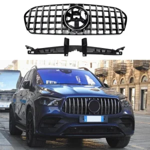 Mercedes GLE W167,GLE Kupe C167 LCI GT hrom crna gril maska,