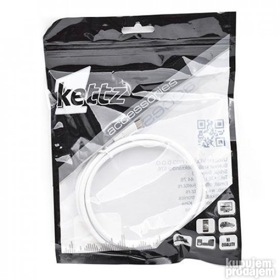 USB kabl Tip C - Tip C 3.1 1.5m Kettz CC-K015