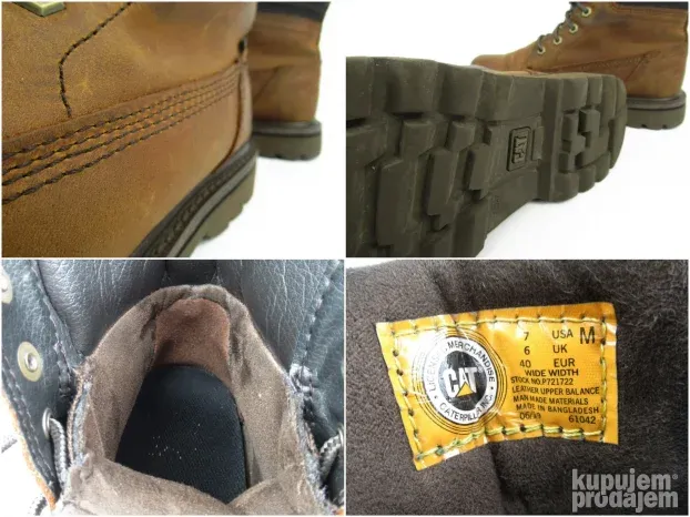 CATerpillar čizme KOŽA vodootporne N4132