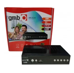 Set Top Box DVB-T2/C Full HD USB plejer Gembird GMB-TDT-033