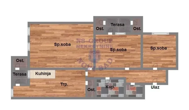 Detelinara, 3.0 trosoban, 68 m²