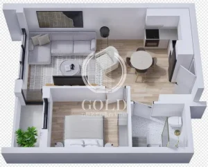 Bulevar patrijarha Pavla, 2.0 dvosoban, 39.81 m²