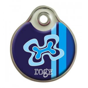Rogz: ID privezak za pse Indigo Bone