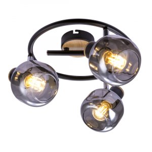 Spot crna lampa 3xE14 40W -S M180132