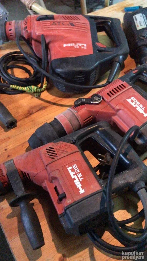 Servis alata Bosch, Makita, Hilti, viklovanje
