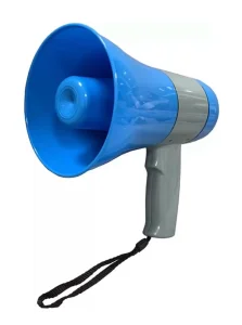 MEGAFON prenosivi PUNJIVI bluetooth megafon mikrofon PLAVI