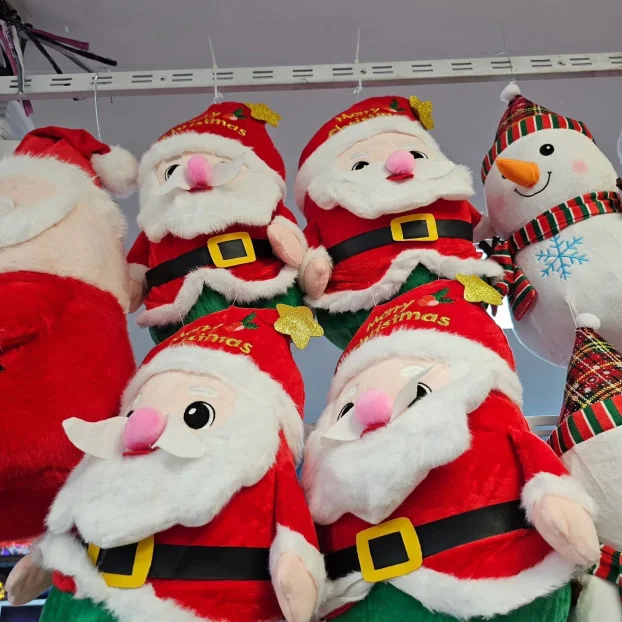 Deda mraz plisani, snesko, irvas.