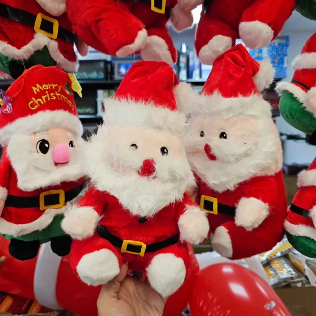 Deda mraz plisani, snesko, irvas.