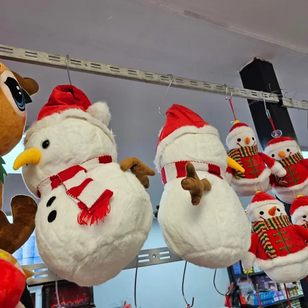 Deda mraz plisani, snesko, irvas.