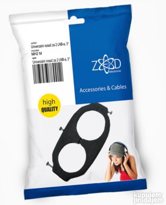 Nosac za 2 LNB-a, univerzalni, 3