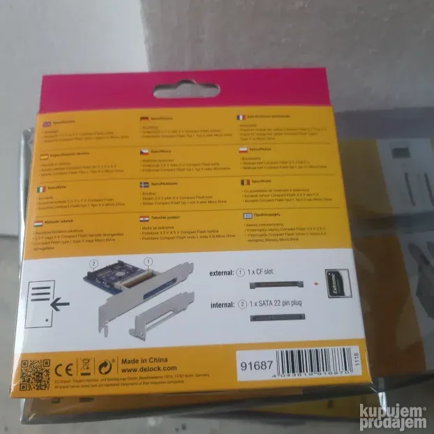Akcija! CF na SATA adapter za Compact Flash kartice Devolo