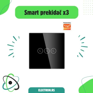 Touch prekidač na dodir WIFI sa N provodnikom 3x5A