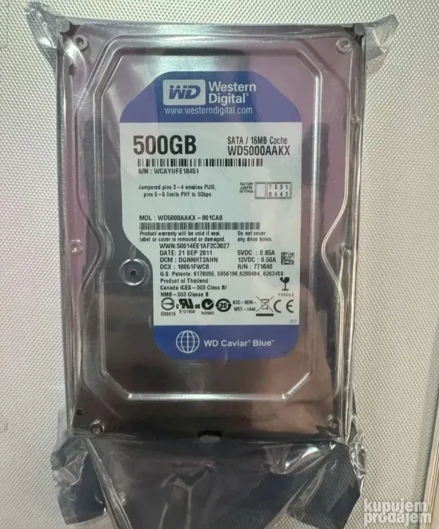 Hard Disk WD Purple 1TB 2TB 3TB