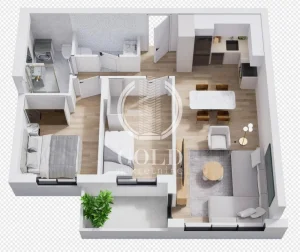 Bulevar patrijarha Pavla, 3.0 trosoban, 58.78 m²