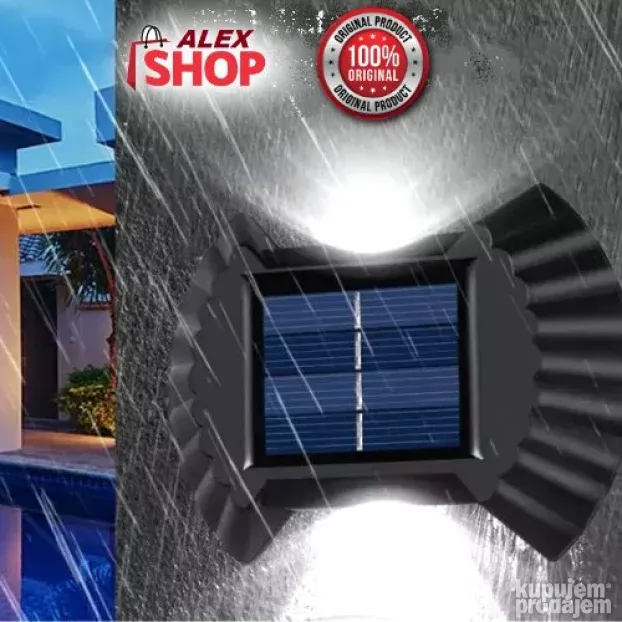 Solarni vodootporni led paneli za dekorativnu rasvetu