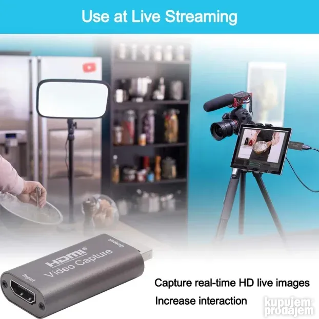 HDMI na USB Video capture adapter