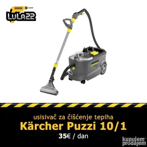 Iznajmljivanje alata-Usisivač za dubinsko pranje tepiha