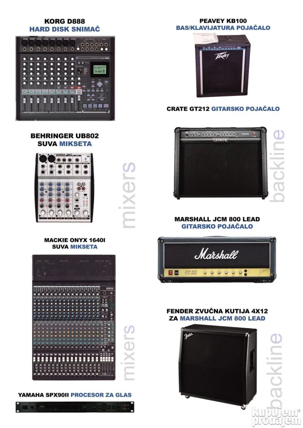 Binska oprema iznajmljivanje bubnjeva